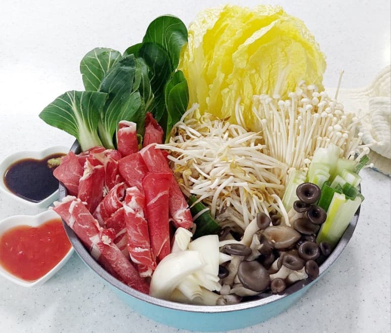 소고기 샤브샤브 만들기 샤브샤브 소스 육수 만들기 재료